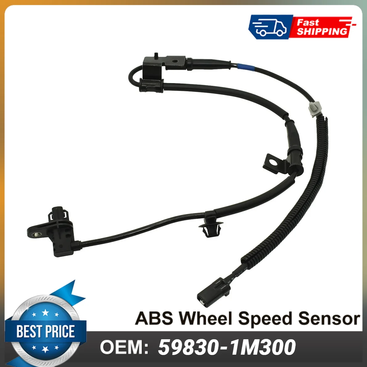 1PCS Front Left & Right ABS Wheel Speed Senor 59810-1M300 59830-1M300 For Kia Forte 2010-2013