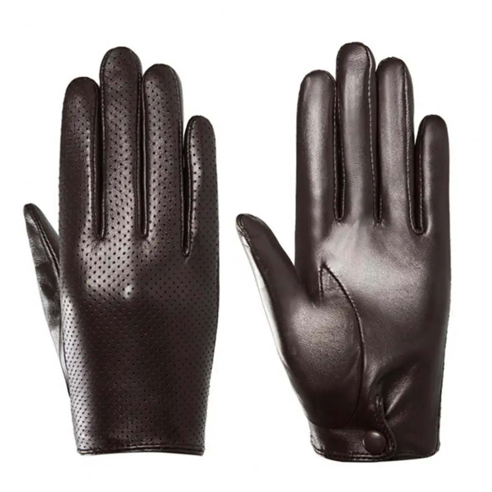 Ridding Gloves 3D Cutting Men Gloves Comfortable Warm  Stylish Outdoor Men Touch Screen Faux Sheepskin Ski Gloves