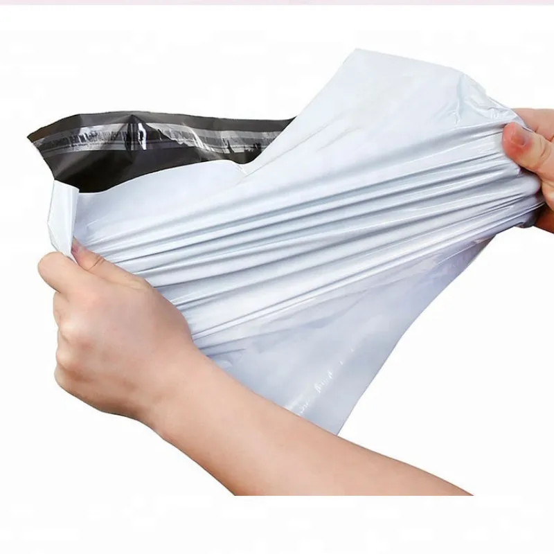 30Pcs White Plastic Courier Bag Thickened Self-seal Packaging Bags Storage Bag Shipping Mailing Bags