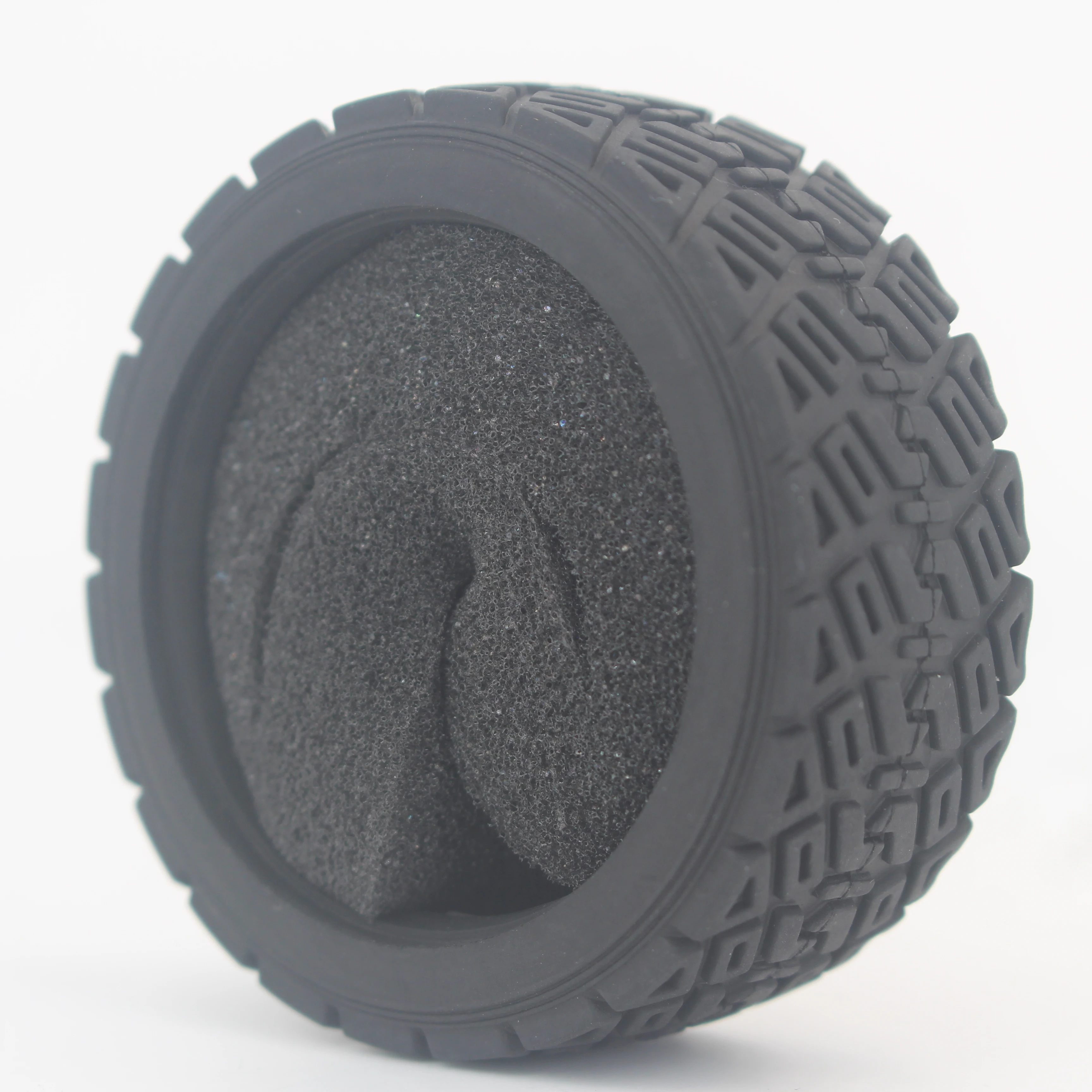 4pcs 1/10 Rubber Tires Tyre Rally Tire fits for 1:10 Touring Car 1/10 Tire HSP HPI Kyosho Sakura Tamiya Yokomo 21106