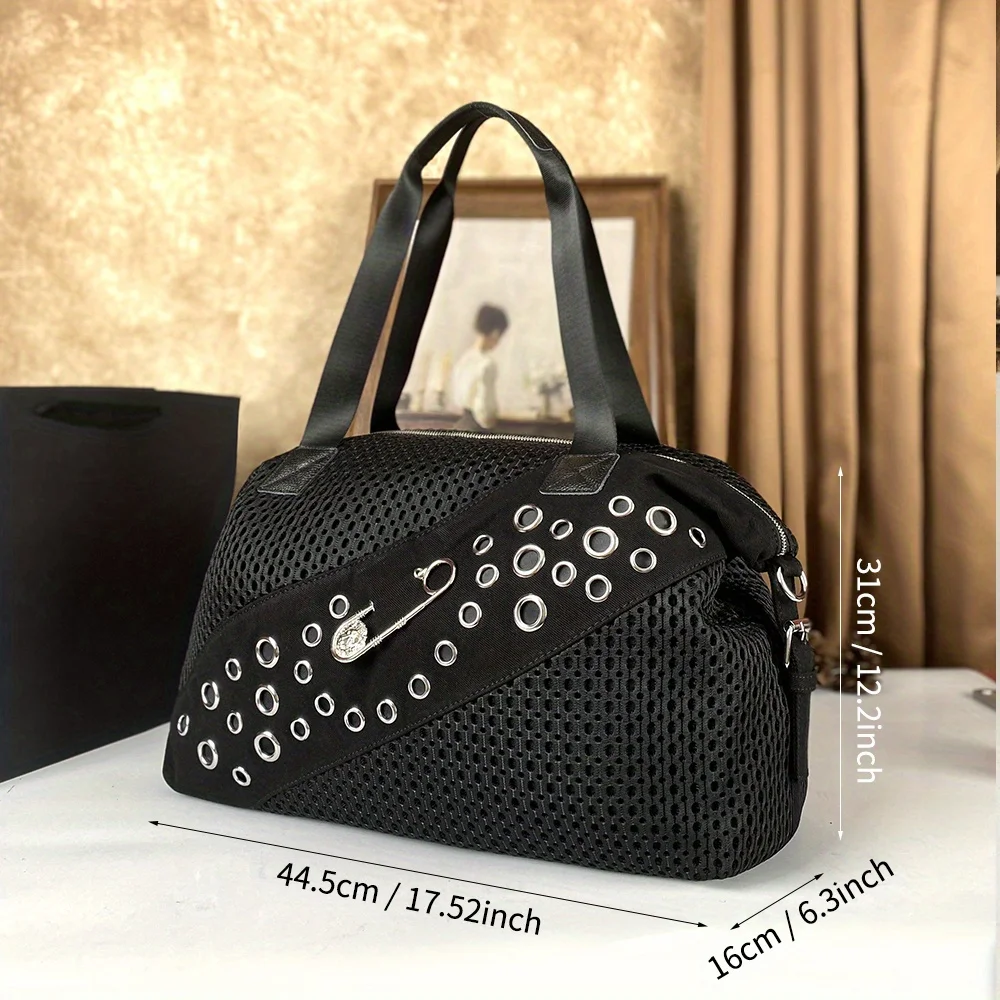 New multifunctional fashionable large capacity casual handbag for women's business trips, single shoulder crossbody bag