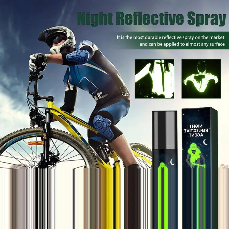 Glow-in-The-Dark Paint 100ml Bright Spray Paint For Crafts Long Lasting Reflective Glow Paint For Clothes Bicycles Skateboards