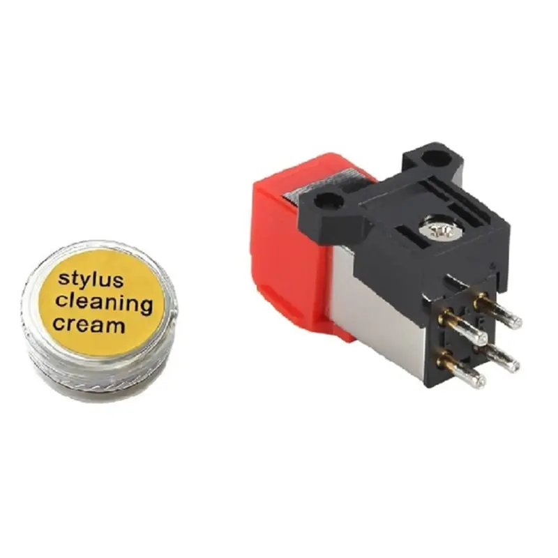 B03B-LP Vinyl Record Player AT91R Magnetic Cartridge Stylus+ Cleaning Glue Kit Needle For Turntable Phonograph Platterspeler