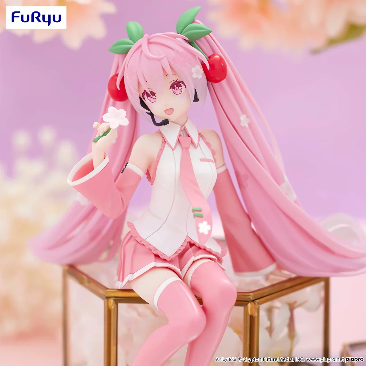 2024 New Hatsune Miku FuRyu Official genuine version  Sakura Future figure Beautiful Girl GK Chassis ornament Doll Toy Gifts