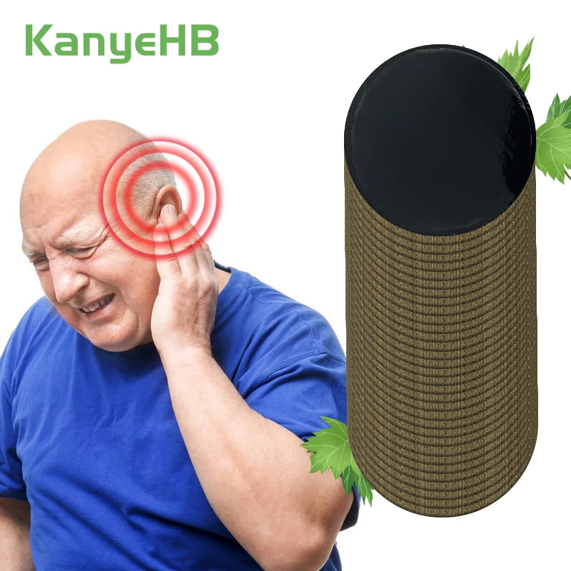 

12pc=1bag Tinnitus Patch Acupoint Therapy Herbs Stimulate Acupoints Hearing Loss Ear Buzzing Sound Earache Tinnitus Plaster A687
