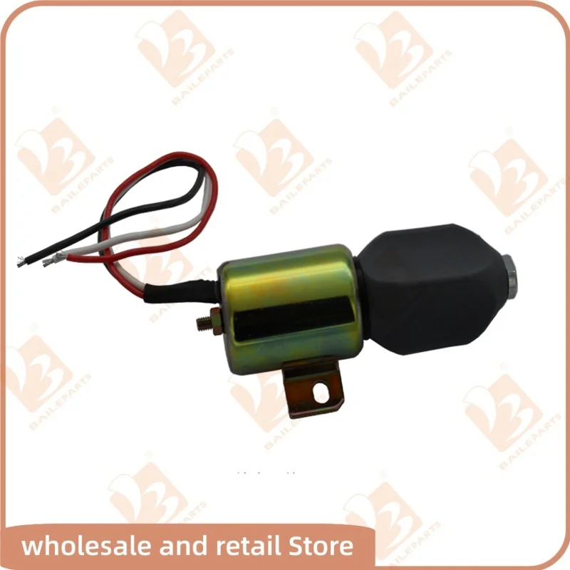 

1756ES-24E3ULBIS5 24V SA-4735-24 Fuel Shut Off Solenoid For Hyundai Excavator Stop Soleniod Valve Engine