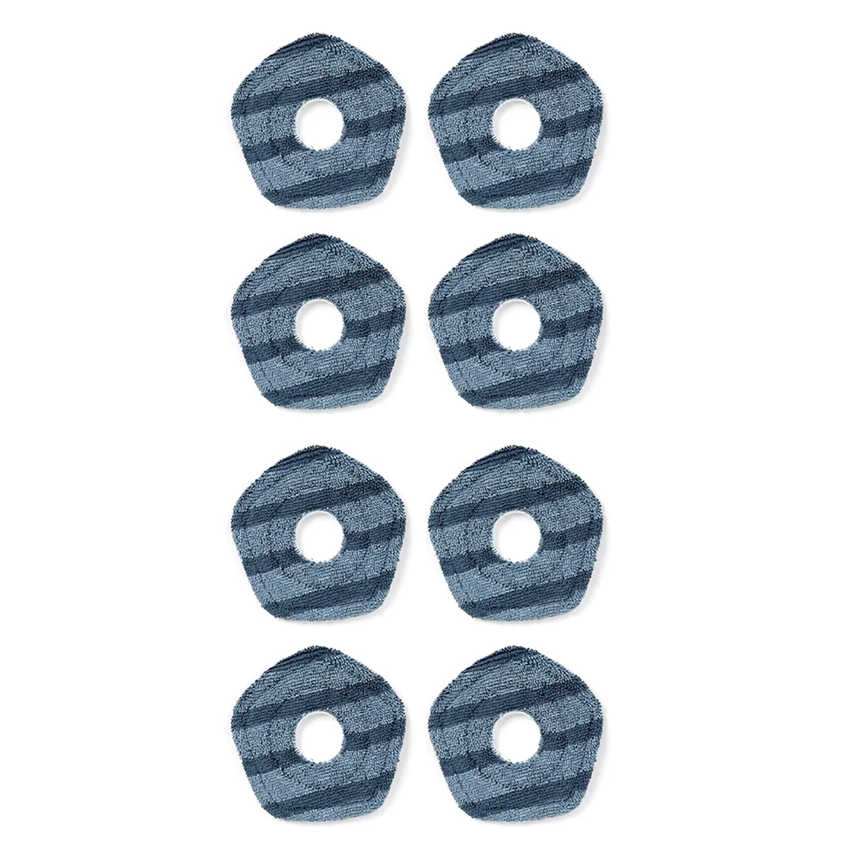 8 Pcs Washable Vacuum Mop Cloths, Compatible for Eufy X10 Pro Omni X8/X8pro X9 Pro Robot Vacuums, Soft Mopping Pad