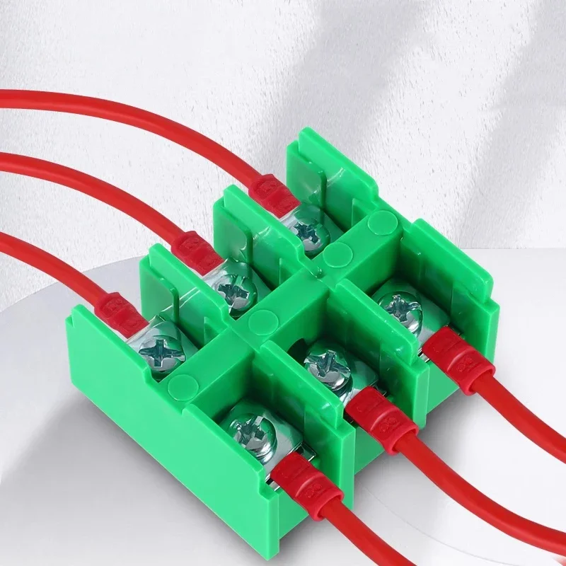 JF5 Rail Type Terminal Block Enclosed Flame Retardant Wire Connector 10A/25A/32A/40A 660V