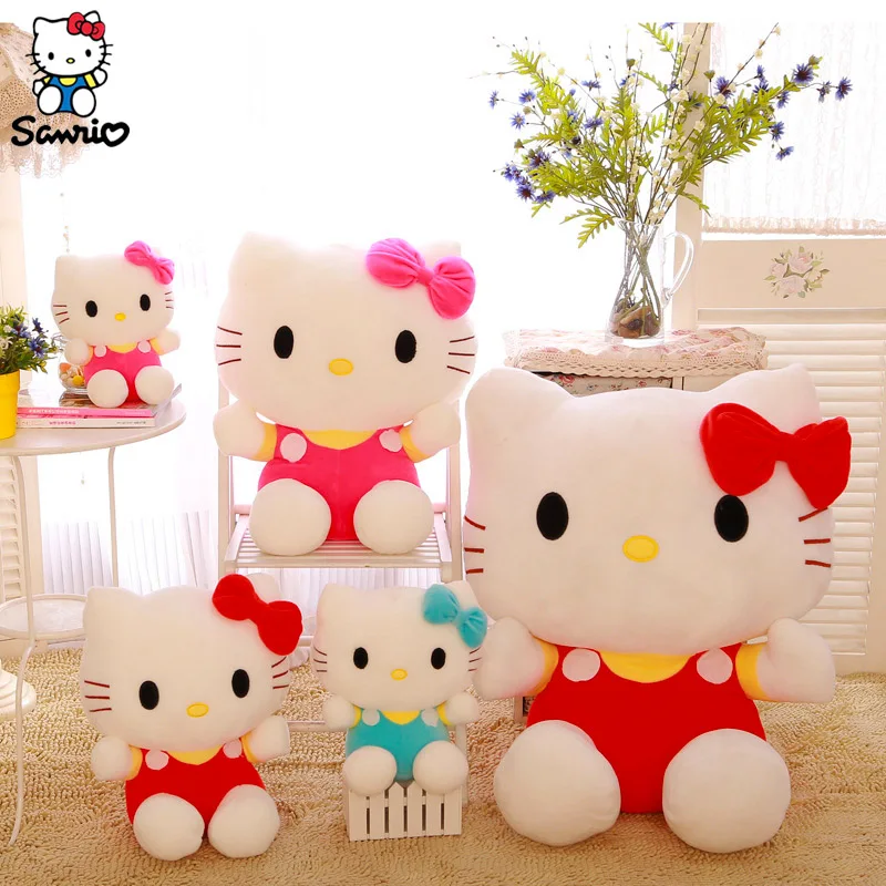 Sanrio-juguetes de peluche de Hello Kitty para niña y niño, almohada bonita Y2k, regalos de cumpleaños