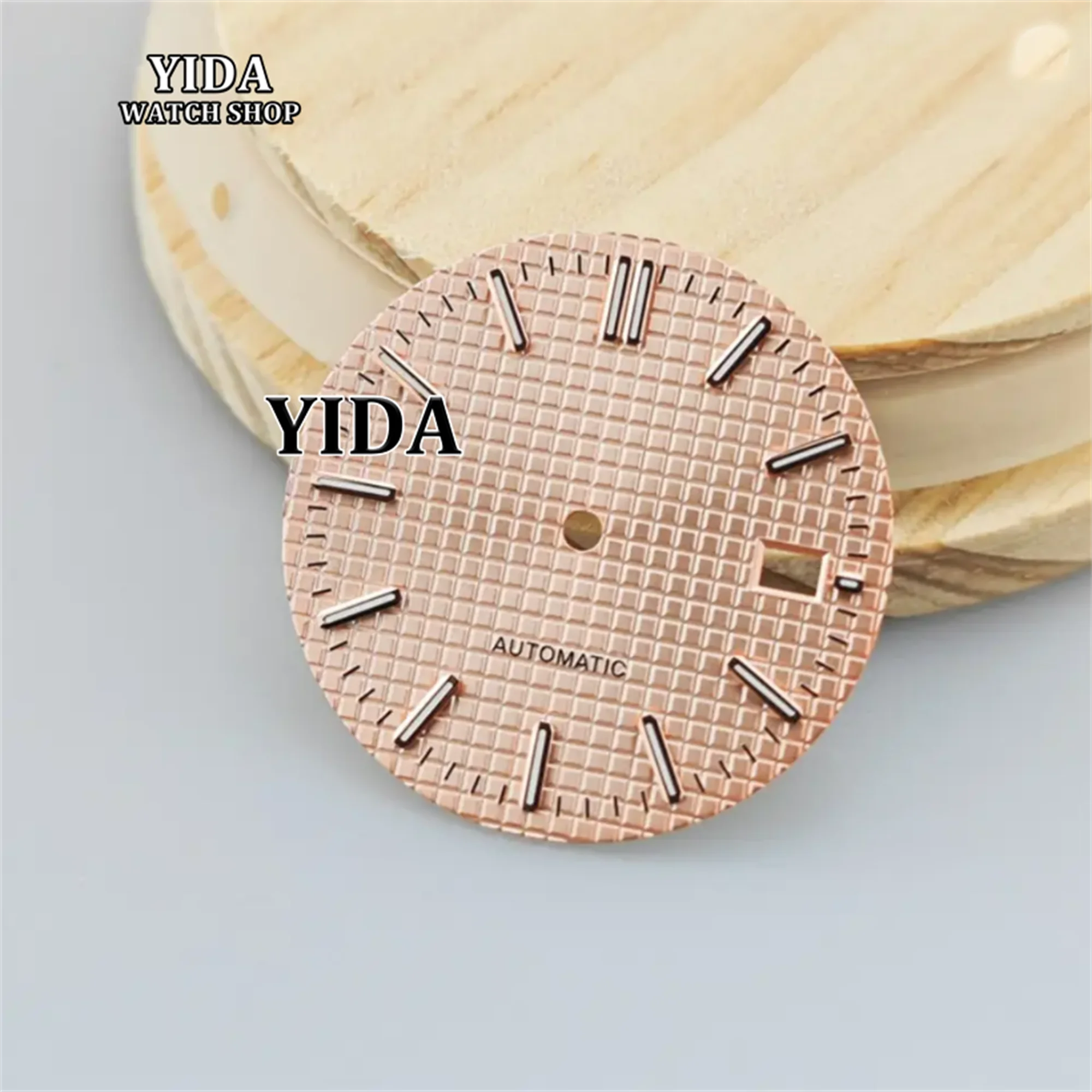 

31.8mm NH35 Dial No logo Watch Parts Green Luminous Watch Dial Face Suitable For AP Royal Oak Seiko NH35/36 Automatic Movement