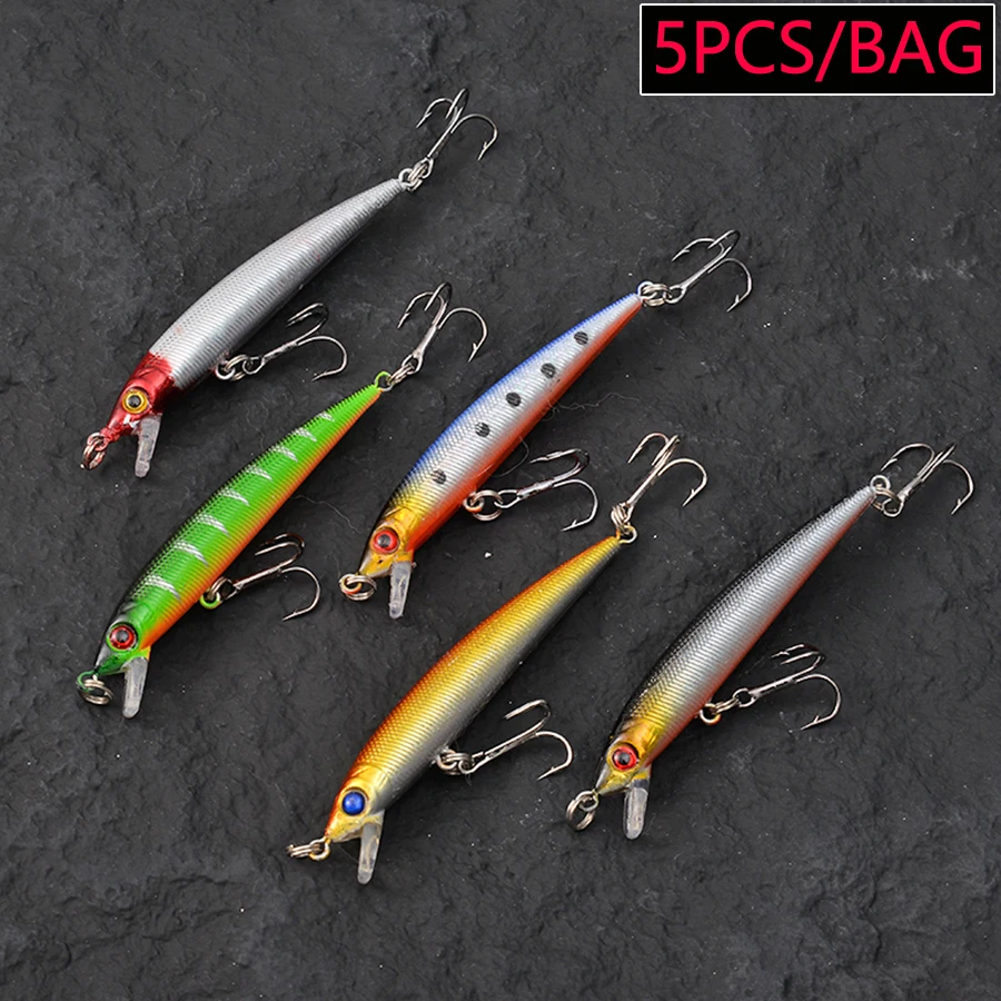5pcs Floating Jerkbait Minnow - Fishing Lure Jerkbait review and price