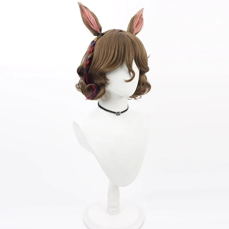 Uma Musume Pretty Derby Dancing City cosplay wig silicone scalp Halloween gift