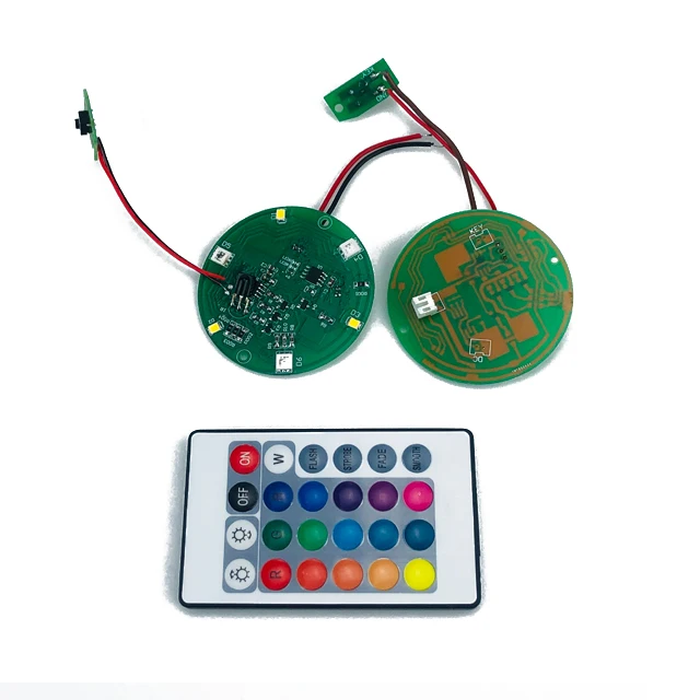 

2023 RGB led light with remote control rgb light pcb