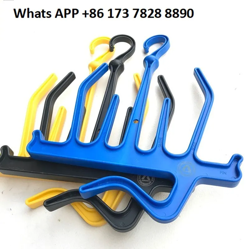 

Wetsuit hanger BC clothes holder, back fly storage rack, diving goggles, gloves, boots, frog shoes, BCD equipment, flipper rack.