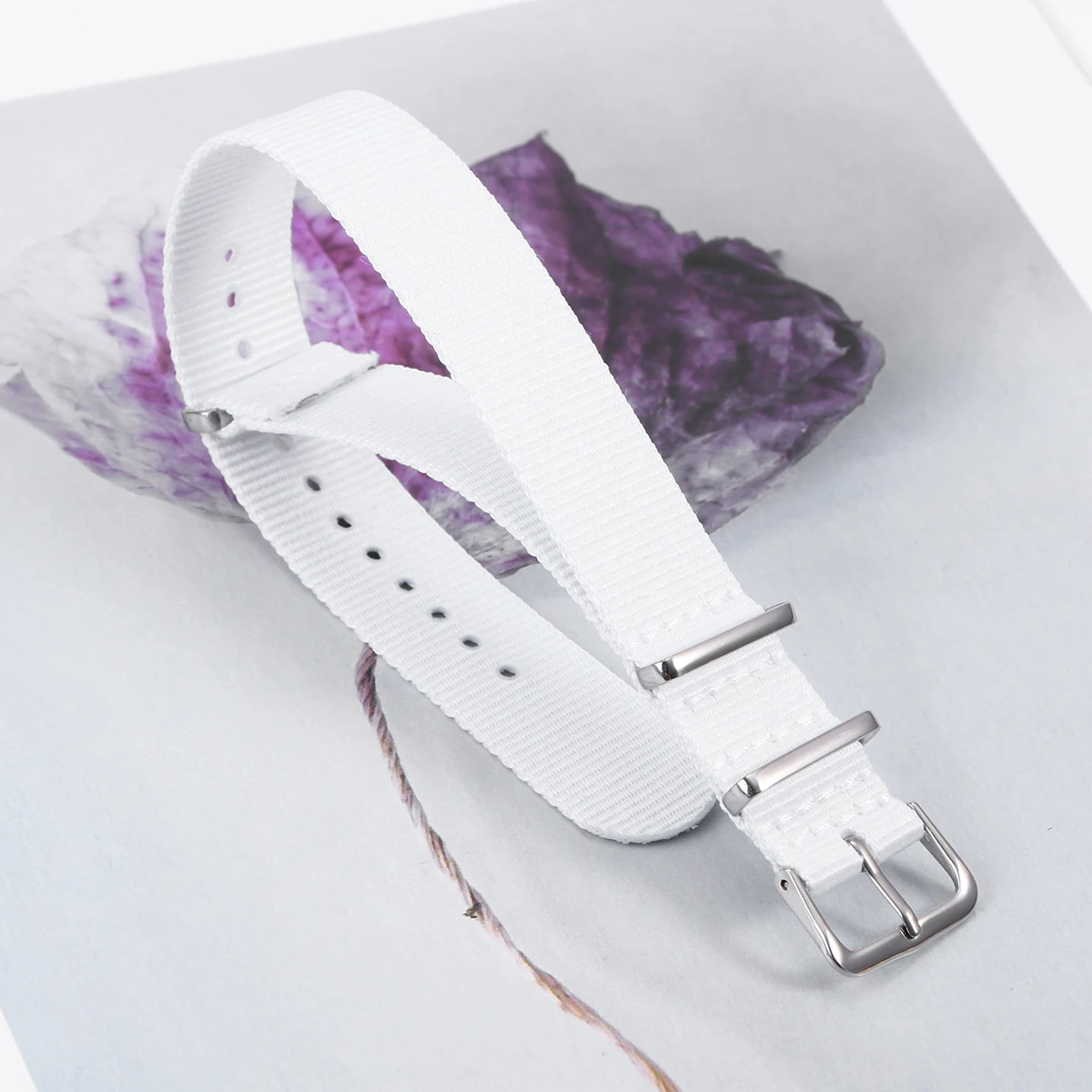 Heavy Duty Nylon Watch Strap Replacement Woven 20Mm Watch Bands Breathable Skin-Friendly Easy Install Wristband Strap For Men