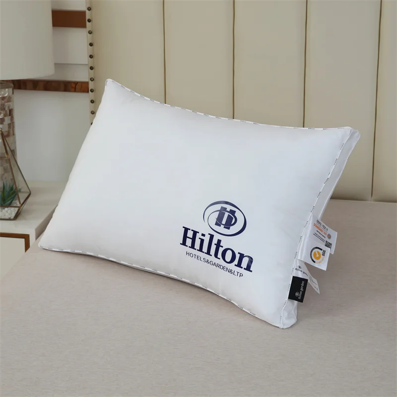 

1PC Premium 5-Star Hotel Quality Pillow Deep Sleep Neck Support Soft Fluffy Durably Shape-Resistant And Non-Sagging
