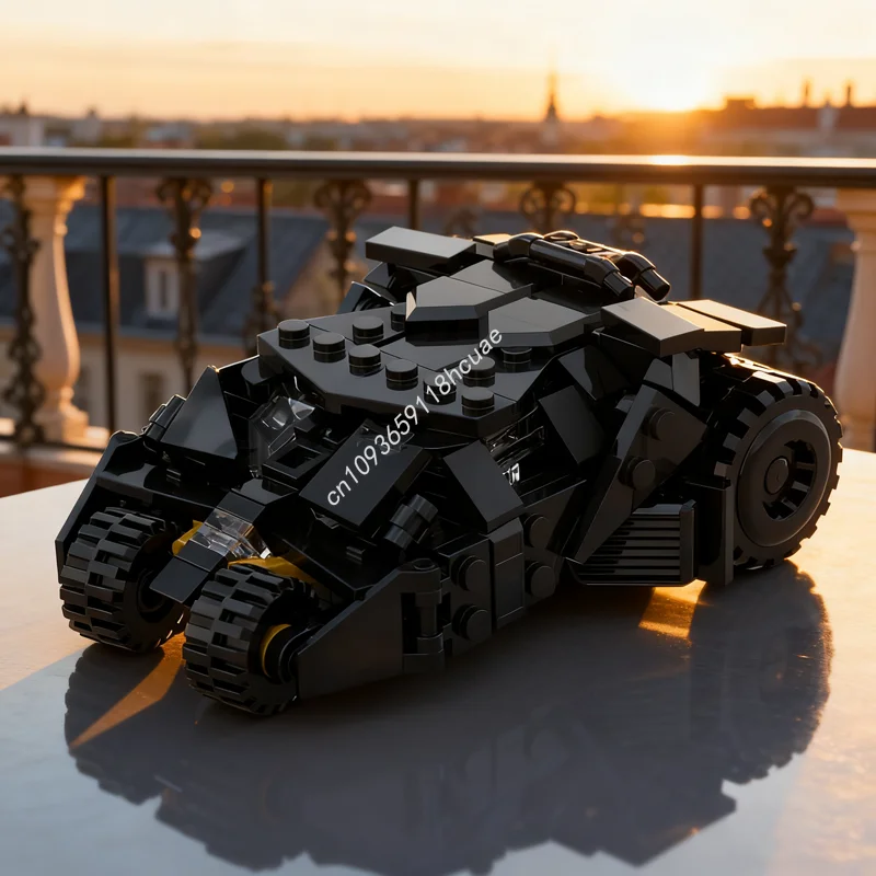 

193 шт. MOC Темный рыцарь, стакан, супергерои, модель DCD, строительные блоки, игрушки, сборка, сделай сам, кирпич, рождественские подарки, детский день рождения