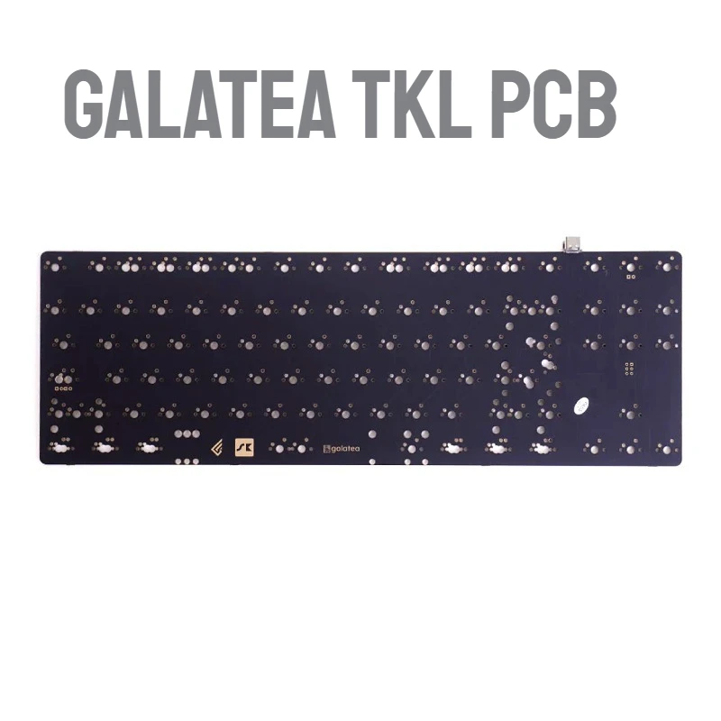 

Galatea TKL Keyboard PCB 80% Mechanical Keyboard Positioning Plate QMK/VIA PCB for Geonworks F1-8X V2/722