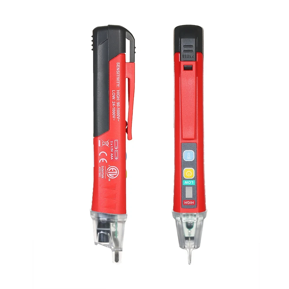 UNI-T AC Voltage Detector UT12D Non Contact Voltage Tester 12V-1000V Contactless Electric Tester Pen Power Sensor LED