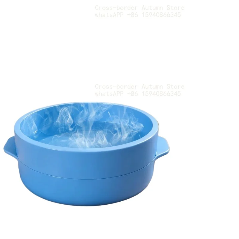 Auto Constant Temperature Heated Pet Bowl, 2-in-1 Food & Water Warmer for Cats Dogs Winter Keep Warm Bowl