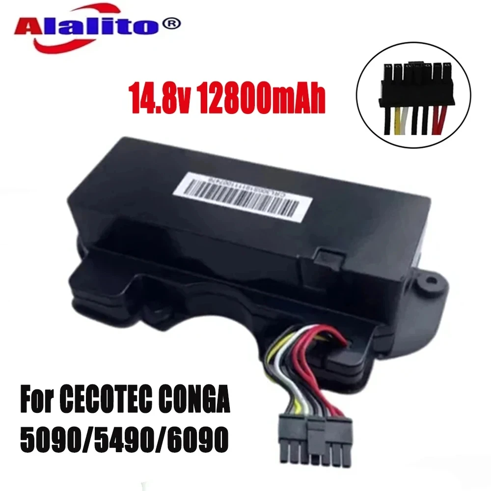 

Compatible with CECOTEC CONGA 5090 5490 6090 series robot vacuum cleaner battery 14.4V 12800mAh