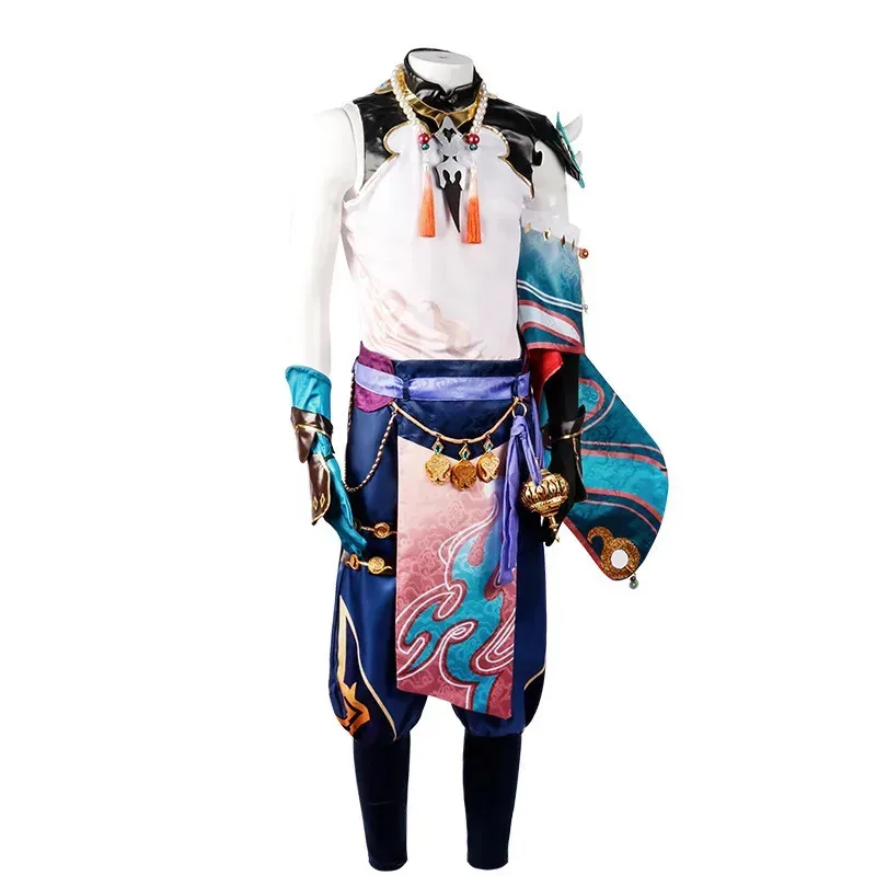 

asdh8@Bear's Den Costume Xiao Cosplay Carnival Party Clothing Outfit Game Set Halloween Uniform Cos Suit New 2025COSda@