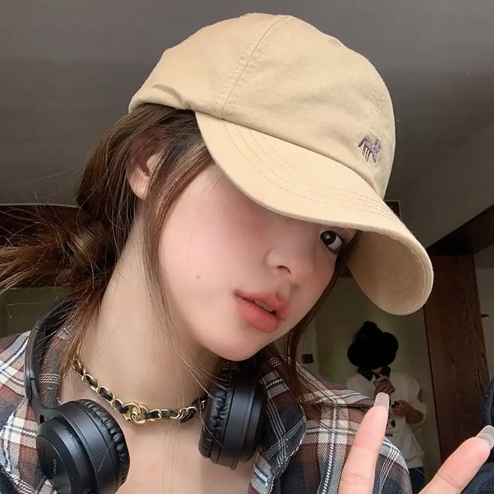 

Embroidered Embroidery Baseball Cap Animals Peaked Cap Canvas Baseball Hat Sunscreen Hat Sun Cap Sun Hat Girl