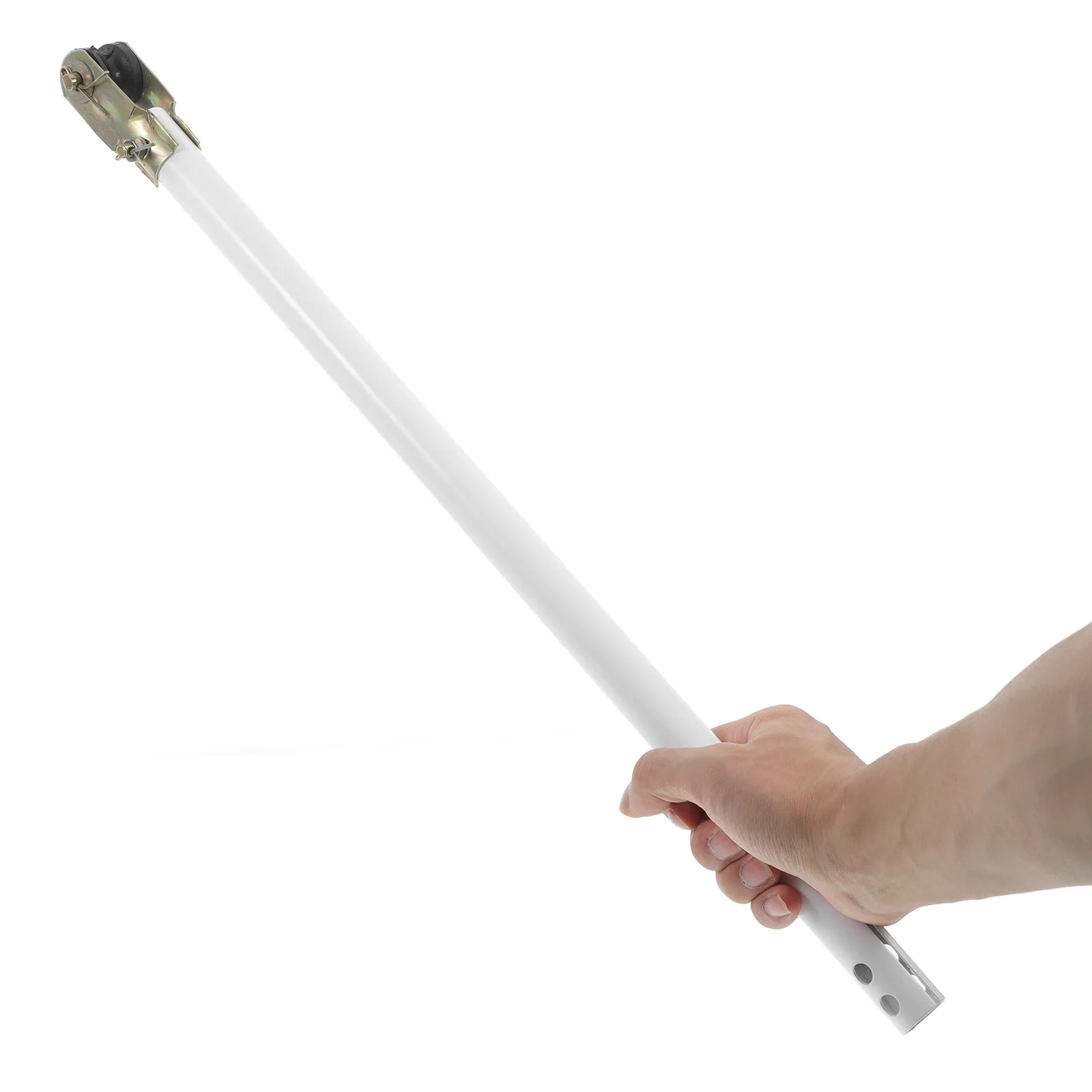 

Ceiling Fan Extension Rod 1 Set Long Downrod Thicken White Iron Durable Easy Installation Versatile Use Sturdy Construction