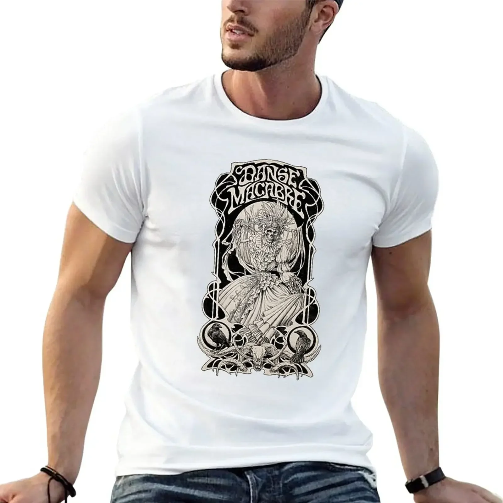 Danse Macabre T-Shirt vintage clothes animal prinfor boys heavyweights oversized t shirts for men