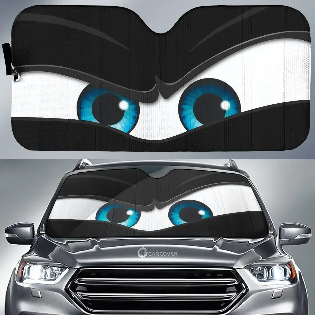 Sunshades Reflector Anti UV Protector Evil Eyes Custom Car Sunshade Auto Sunshade Universal Sun Shade Summer 2022Hot Sale