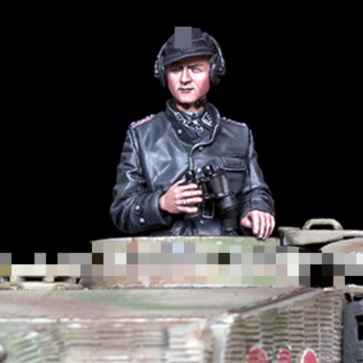 Kit de figurines en résine non peintes, char Ace allemand (2 personnes), non assemblé et non peint GK, 1/35