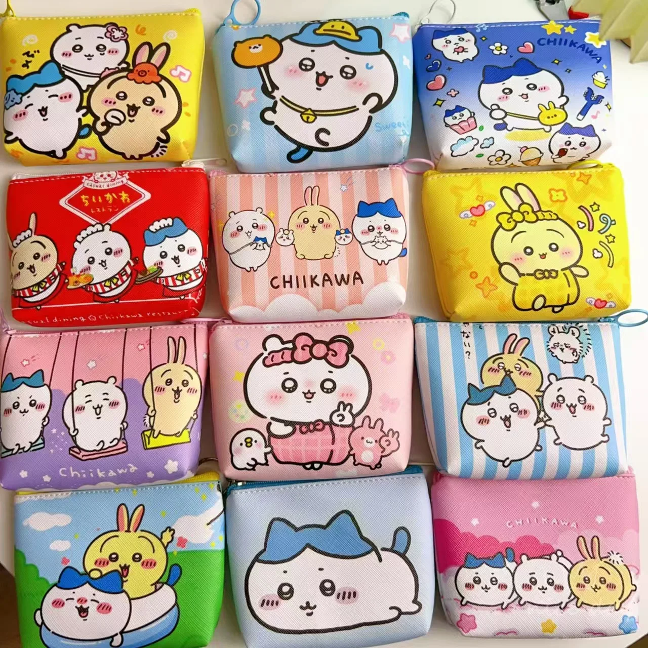 

Chiikawa Hachiware Usagi Coin Pouch Purse Cartoon Small Wallet Bags Kawaii Storage Bag Mini Card Bags Wholesale Girls Gifts