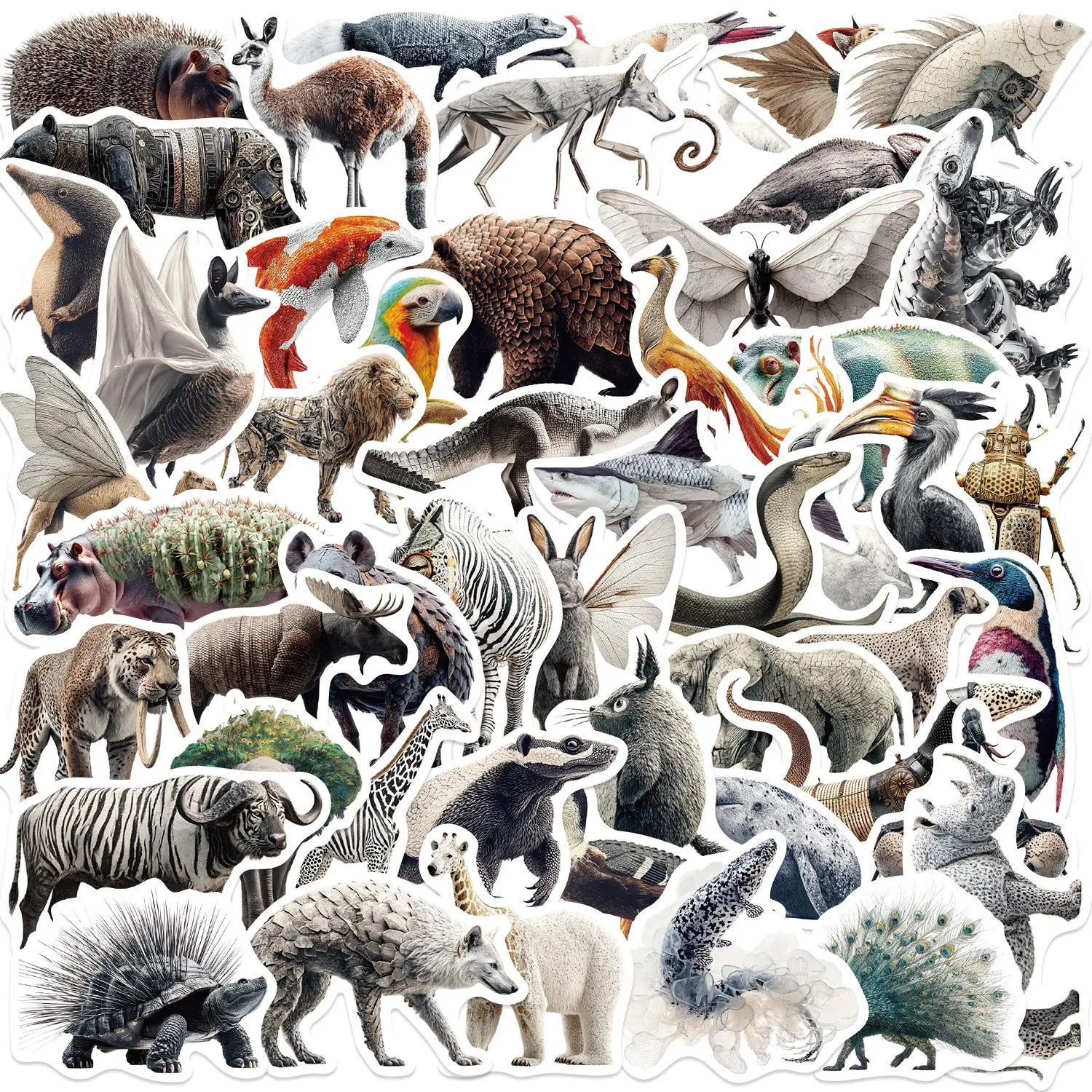 

10/30/50PCS Cartoon Zebra Animal Graffiti Sticker Decoration DIY Phone Case Guitar Skateboard Waterproof Toys Gifts Sticker