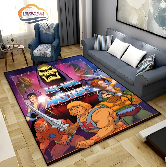Science Fiction and Adventure Animation Masters of The Universe Carpet 3DPrint Living Floor Room Soft for Adult Children Mat