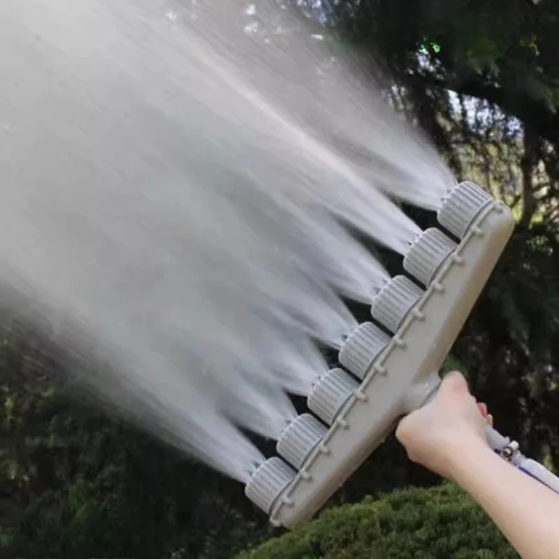 

1 inch water pump plastic nozzle atomizing vegetable watering nozzle flower sprinkler 7 heads agricultural sprinkler