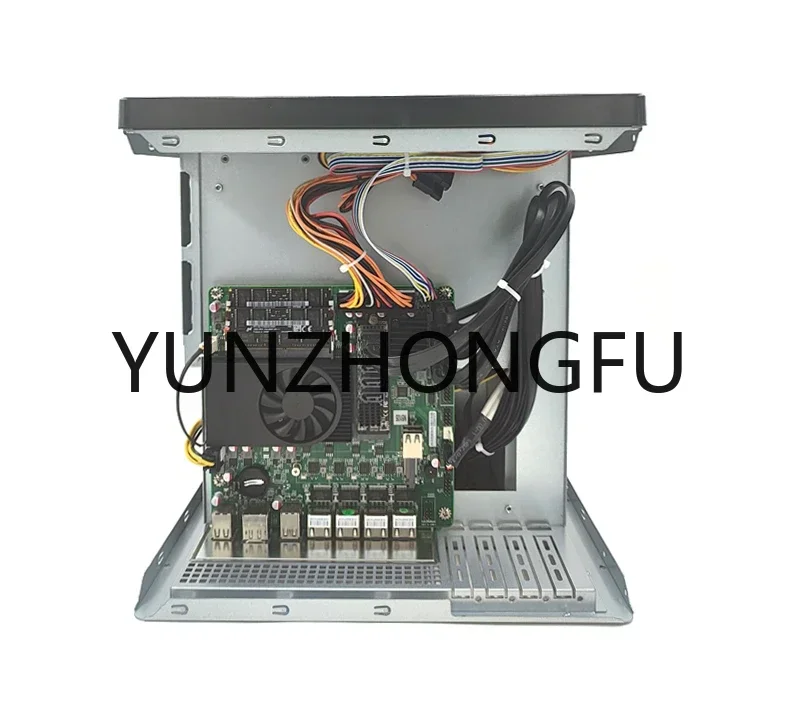 8 Bays HDD NAS Barebone Server With N5105 4*2.5Gbe Motherboard 32G DDR4 RAM For Home Office Data Storage - view 2