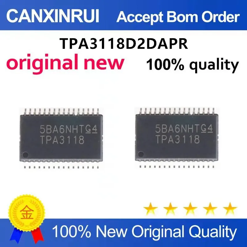 

Original New 100% quality TPA3118 TPA3118D2DAPR HTSSOP32 30W Integrated circuit IC chip