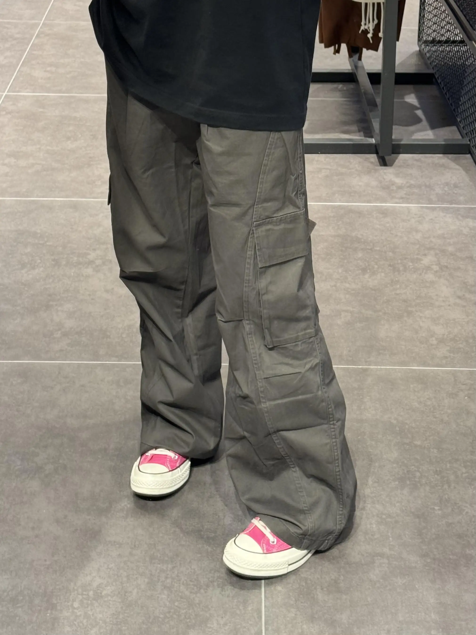 

Cleanfit ey een Workwear Pants Men Summer Thin Multiple kets Straight Wide Leg Casual Trousers American High Street