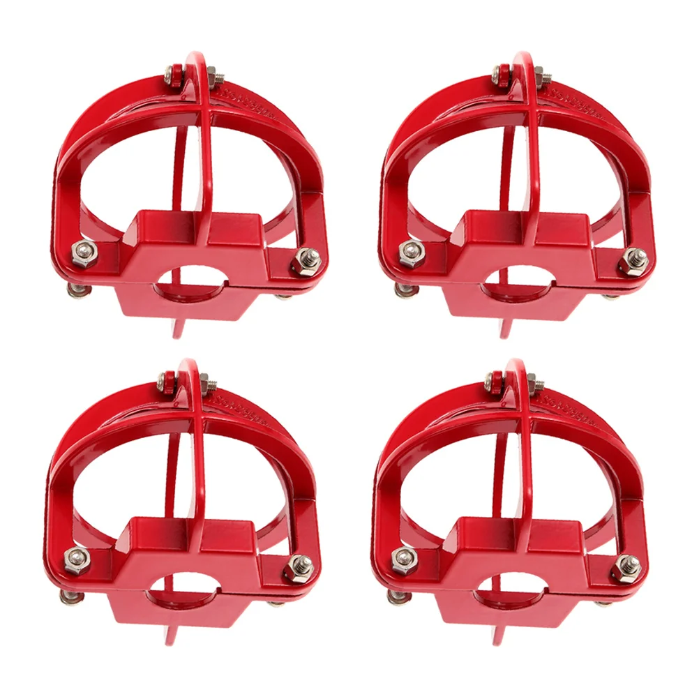 

4pcs Fire Cover Metal Durability Easy Install Protector For Ceiling Fire Sprinkler Cage Sprinkler