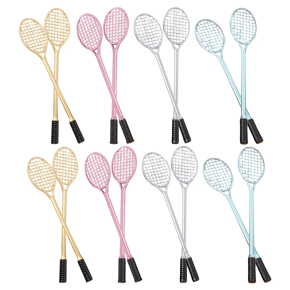 

24Pcs Colorful Tennis Racket Gel Pens Unique Sporty Style Fine Point Pens for Journaling School Work Creative Gift Idea