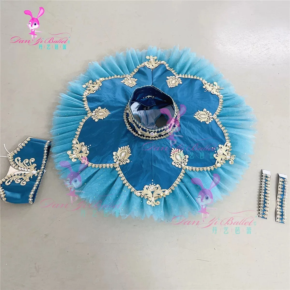 Danyi professional ballet, blue pirate performance dress, tutu dress, competition dress, performance dress, GDP, customized wome