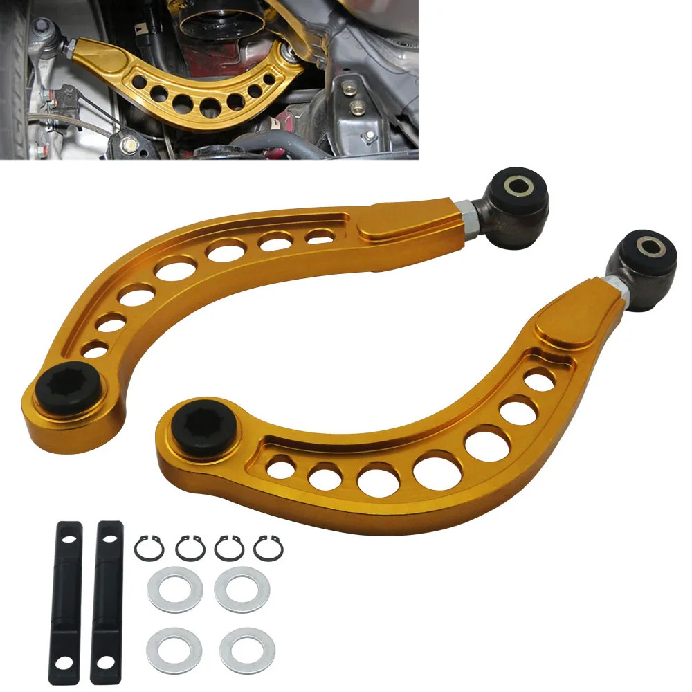 Car Rear Camber Kits Lower Control Arm Aluminium Chassis Parts Camber Arms Kit for Honda Civic DX/LX/EX/SI FG2 FD 06-10