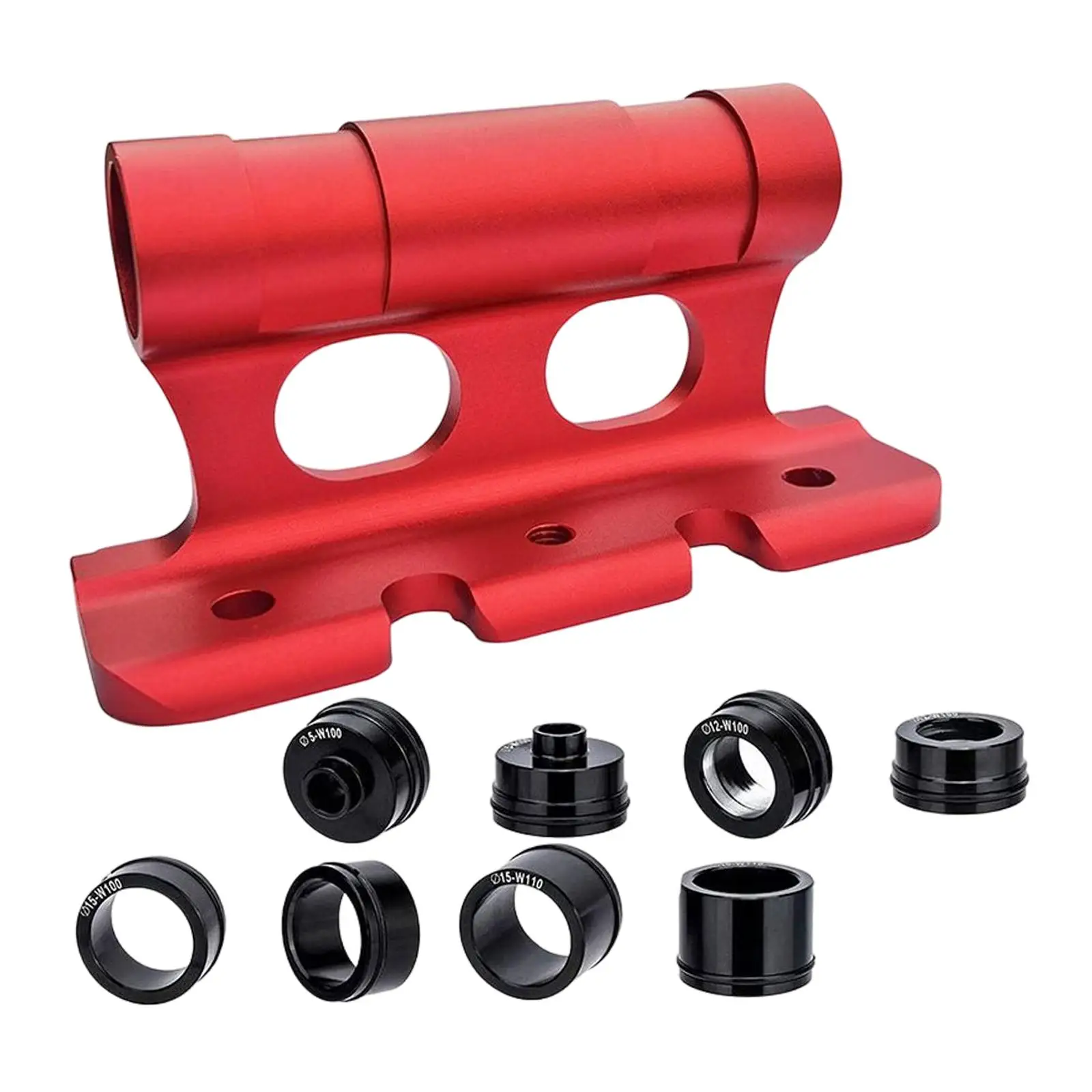 Aluminum Alloy Bicycle Fork Mount Bikes Block Stable Roof Bike Rack Universal Holder Stand with Adapters for Garage and Trailer