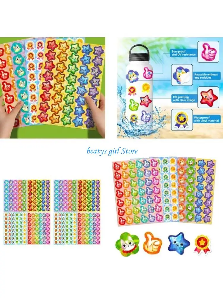 

C7AB Reward Stickers For Child Behaviour, Scrapbooking Water Bottle Decorations