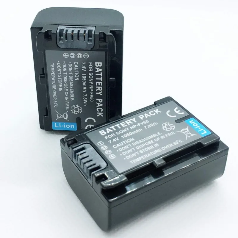 

Rechargeable Battery 2 Pack for Sony DCR-SX43 DCR-SX44, DCR-SX45 Handycam Camcorder