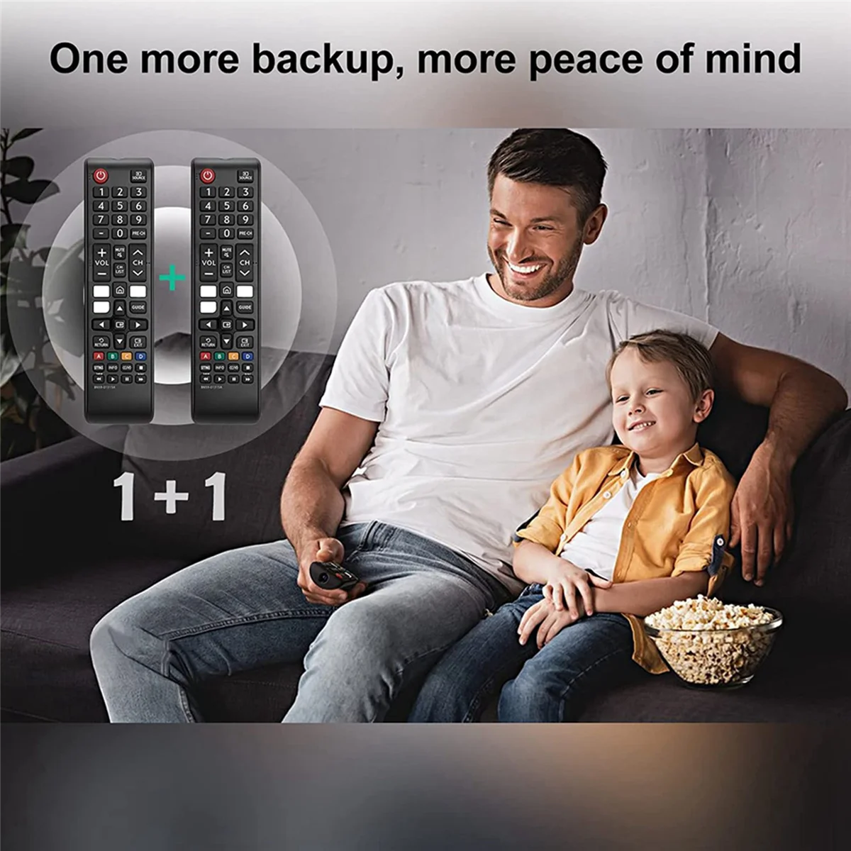 Mando a distancia universal para todos los controles remotos de TV Samsung, repuesto compatible con todas las televisores inteligentes Samsung, LED,LCD,HDTV, 3D, Series TV