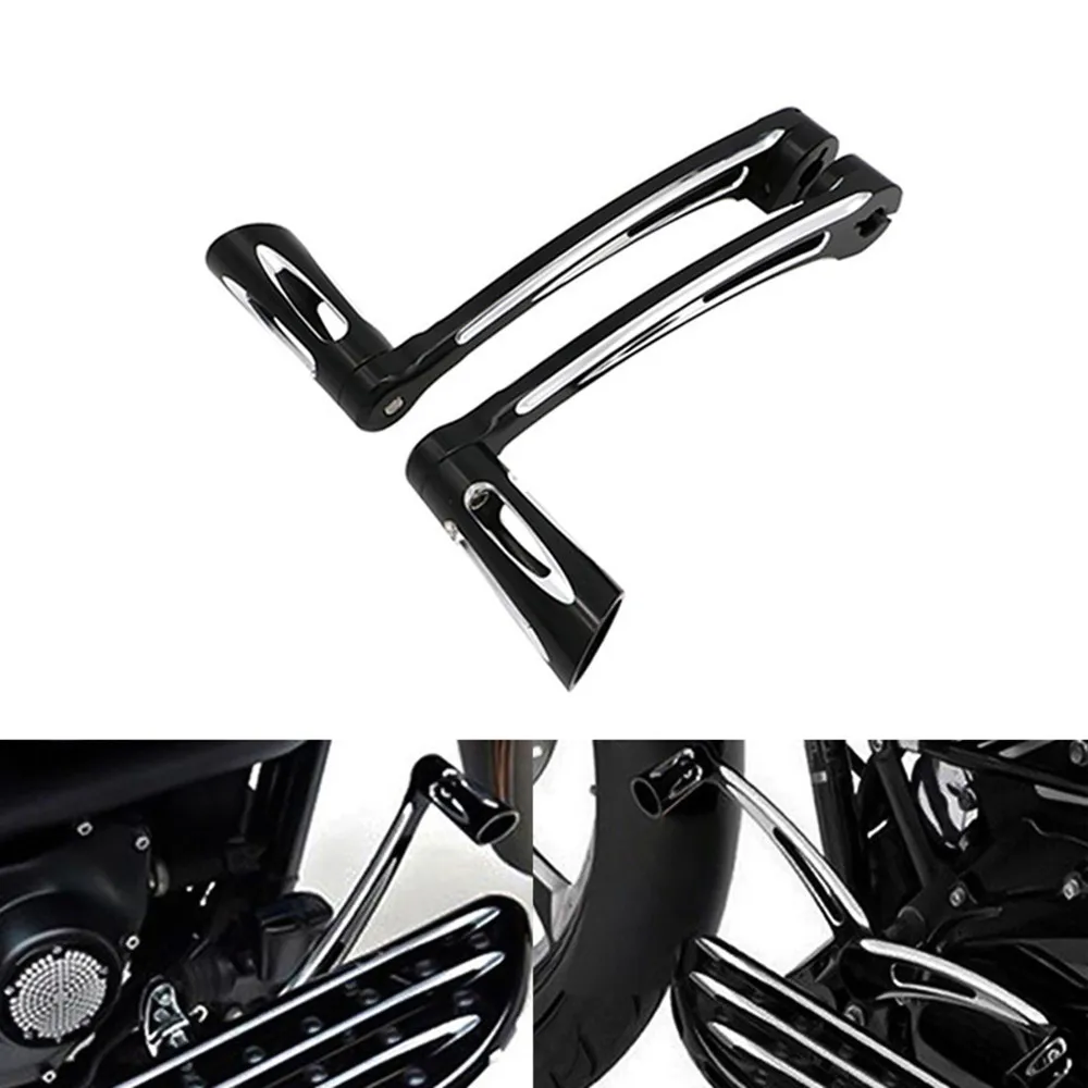 

Motorcycle CNC Heel Toe Shift Lever W/ Shifter Pegs For Harley Softai FLHT FLTR Touring