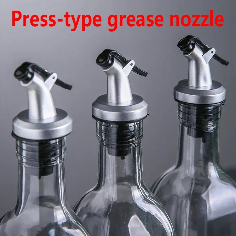 Portable Kitchen Accessories Oil bottle Stopper Soy Sauce Vinegar Bottle Stopper Oil Bottle Cap  Pourer leak proof  Nozzle