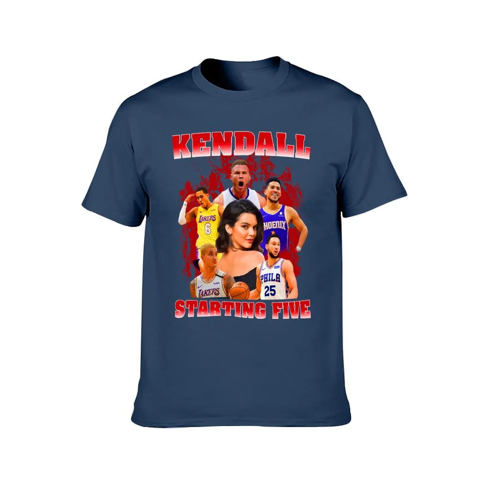 kendall starting five 5 funny homor sarcasm T-Shirt man t shirt cotton high quality man t shirt graphic T-Shirt