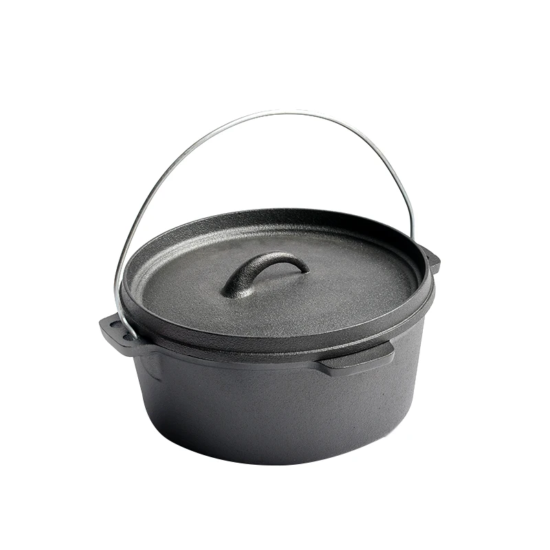 

Outdoor cooking pots Soup and soup pots Cast iron non-stick soup pots with lids